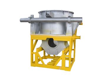 300KG 75KW দস্তা Meling চুল্লি, 0.3 প্রধান ফ্রিকোয়েন্সি ইলেকট্রিক আবেশন গলন ফার্নেস