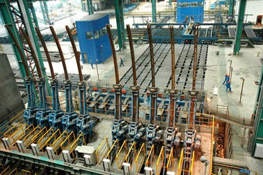 60T R8M CCM ক্রমাগত কাস্টিং মেশিন স্ট্রেইট আর্ম 8 Strands ইস্পাতের বিলেট